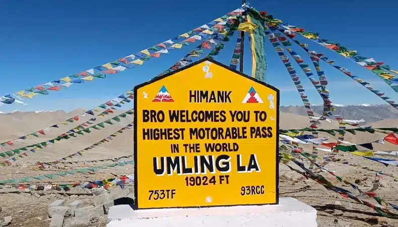 Visit Worlds Highest Motorable Pass - Umling la on winds of ladakh bike tour by brm expeditions