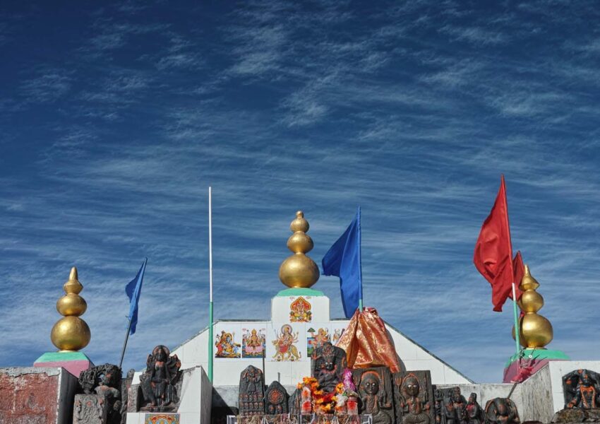 Visit Shikari Mata Temple on Foothills of himachal Bike Tour